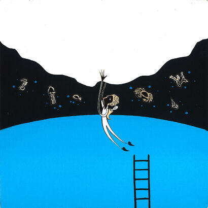 La Distanza della Luna - a Paint Artowrk by VAVA